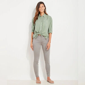 Vineyard Vines High Rise Skinny Pant in Anchor Grey. Size 24. NWT! Retail $178